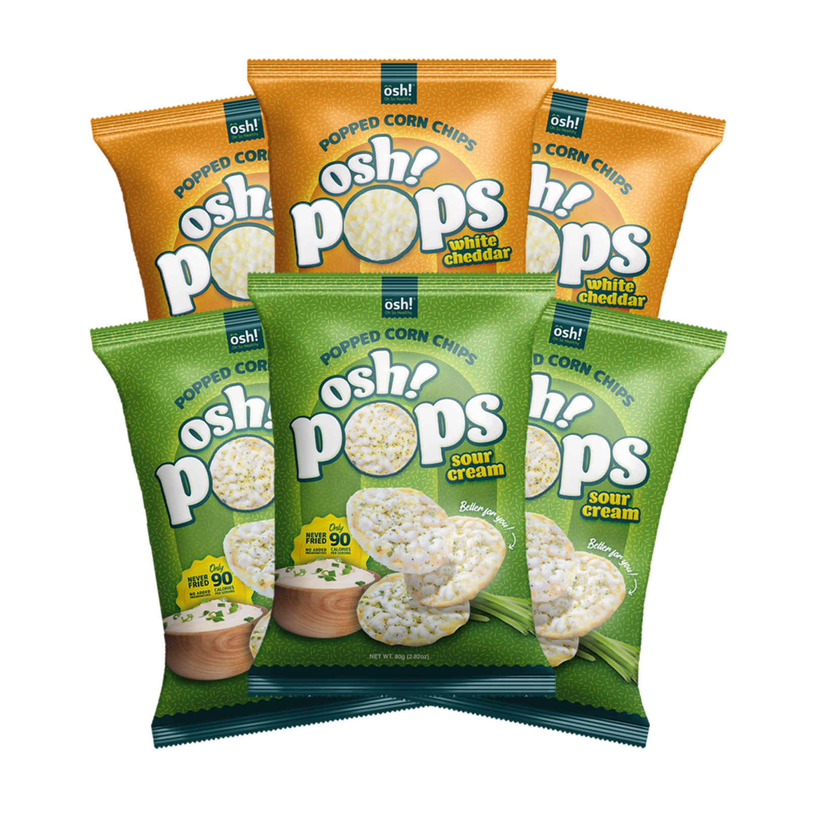 OSH Pops! White Cheddar & Sour Cream by 6