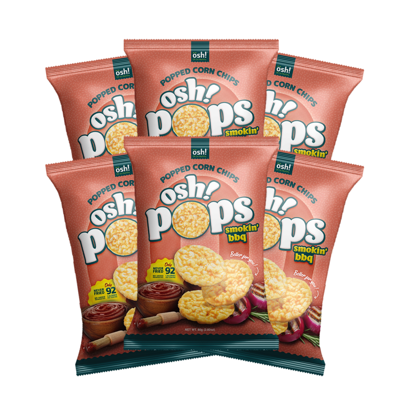 OSH Pops! Smokey BBQ 80g