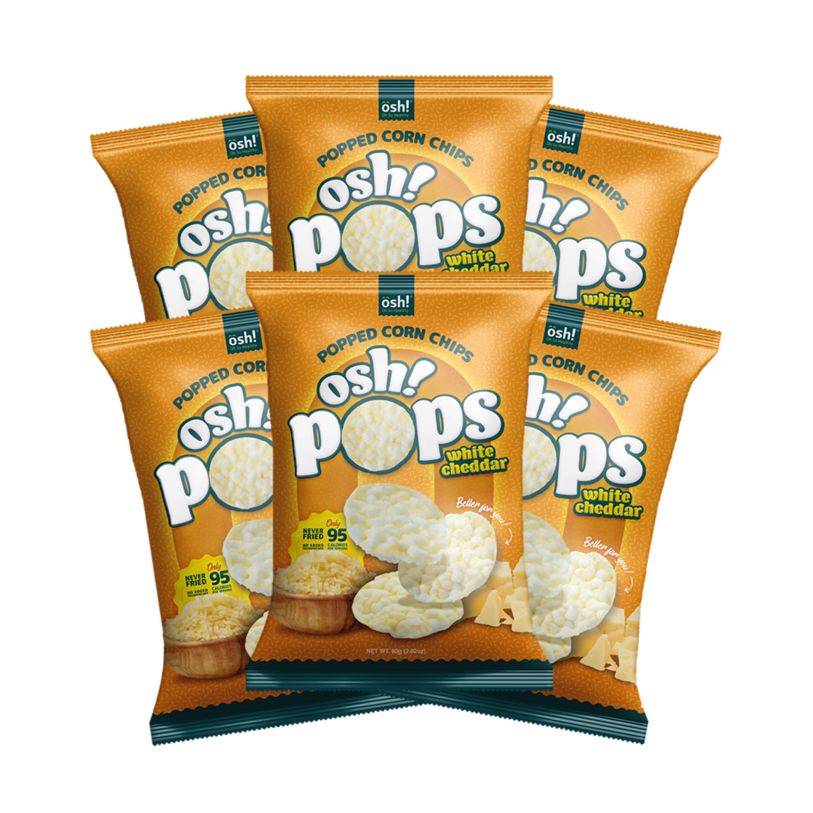 OSH Pops! White Cheddar 80g