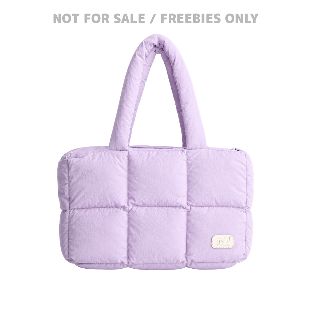 [FREEBIES] Oh So Healthy! Puffer Bag