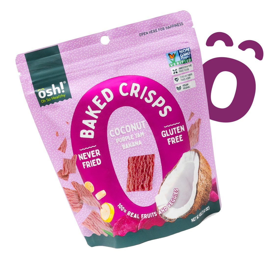 OSH! Coconut Purple Yam Crisps  40g