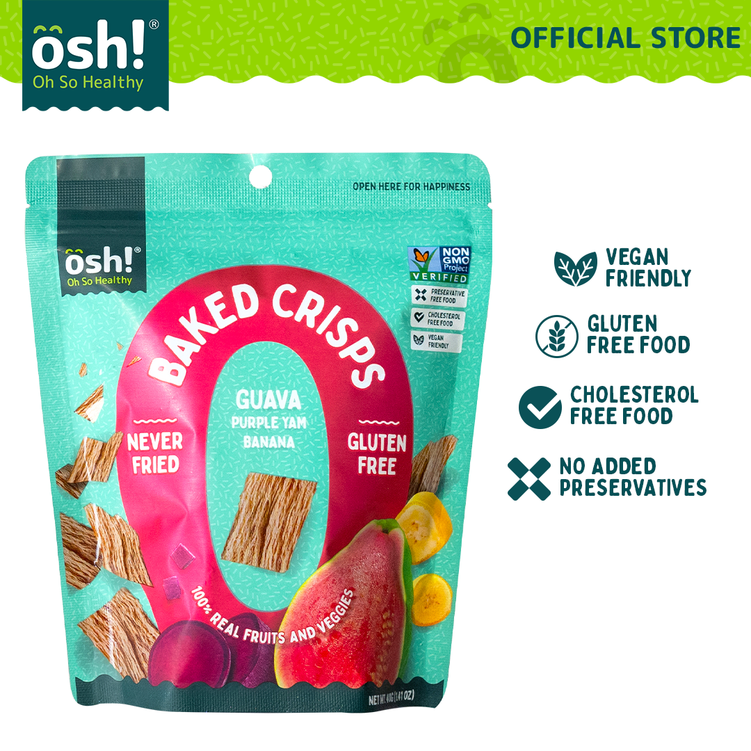OSH! Guava Purple Yam Banana Crisps 40g