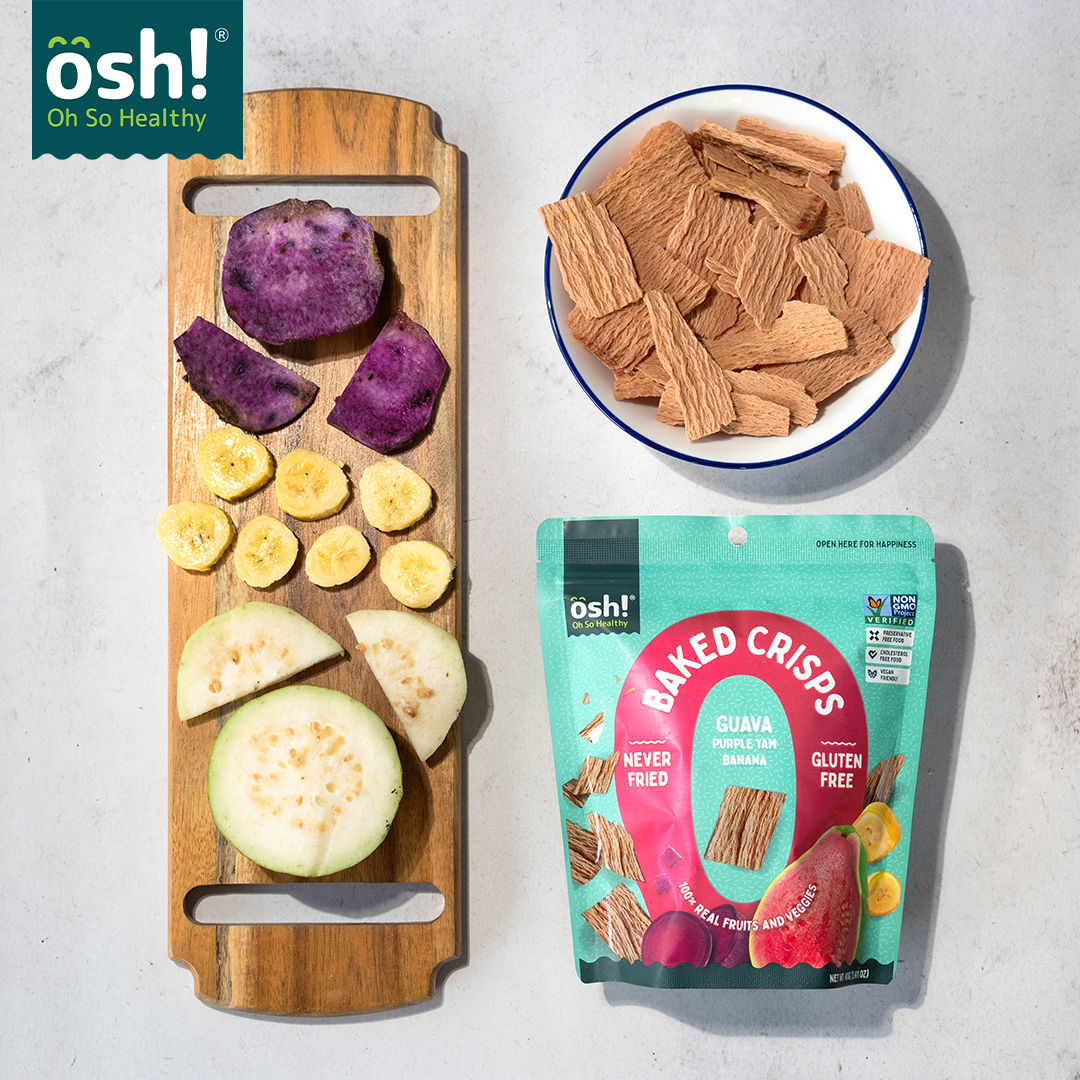 OSH! Guava Purple Yam Banana Crisps 40g