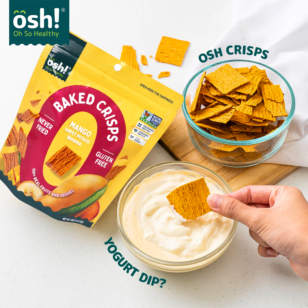 OSH! Fruit Crisps Assorted 40g Pack of 3 Set A
